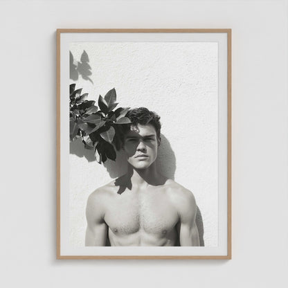 Wallflower 36x48 Natural Portrait Box Frame