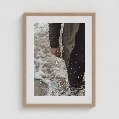 Waxed Jacket 18x24 Natural Portrait Box Frame