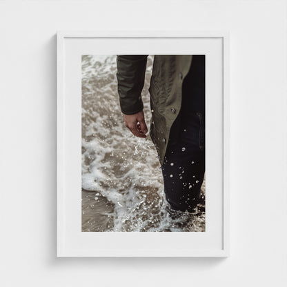 Waxed Jacket 18x24 White Portrait Mockup