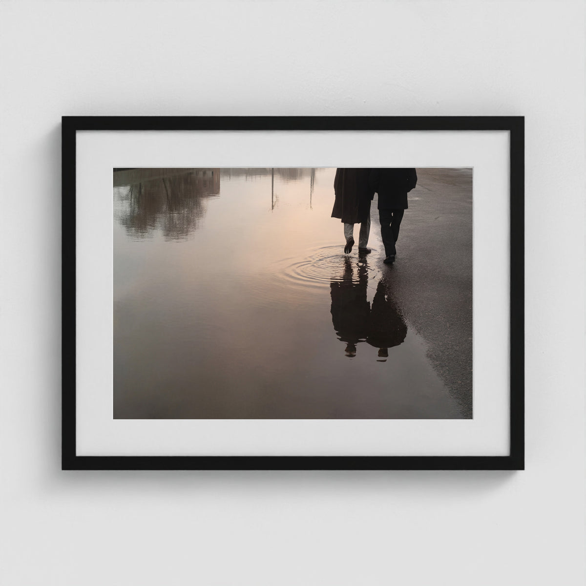 Where We Go Together 24x18 Black Landscape Box Frame