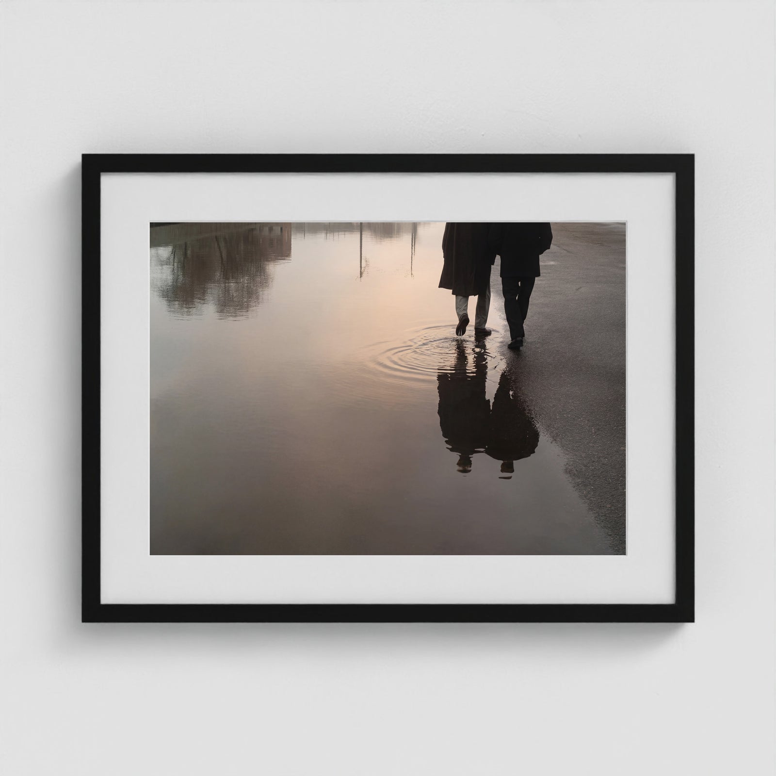 Where We Go Together 24x18 Black Landscape Box Frame