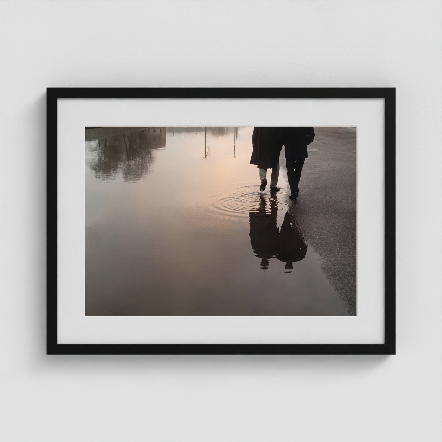 Where We Go Together 24x18 Black Landscape Box Frame