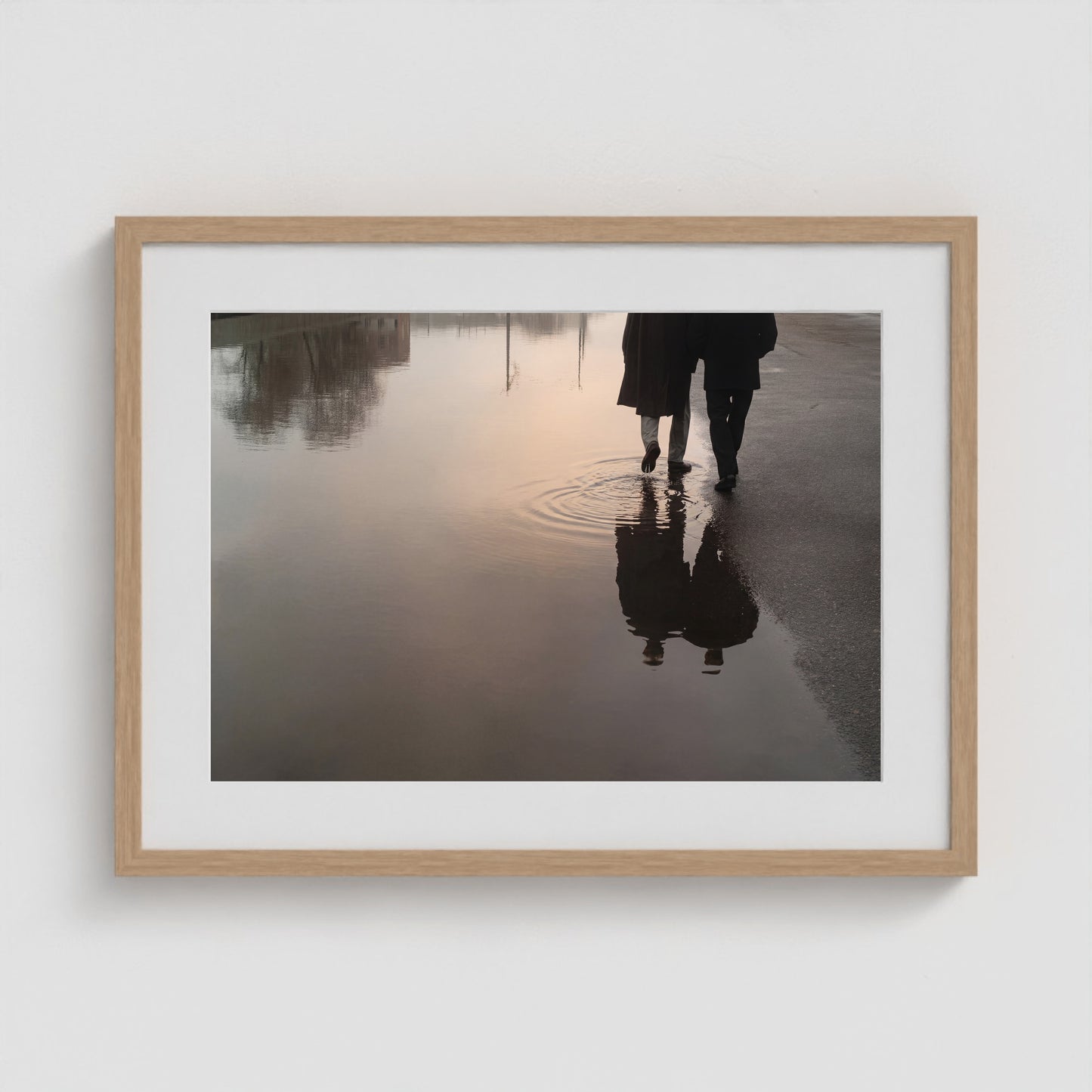 Where We Go Together 24x18 Natural Landscape Box Frame