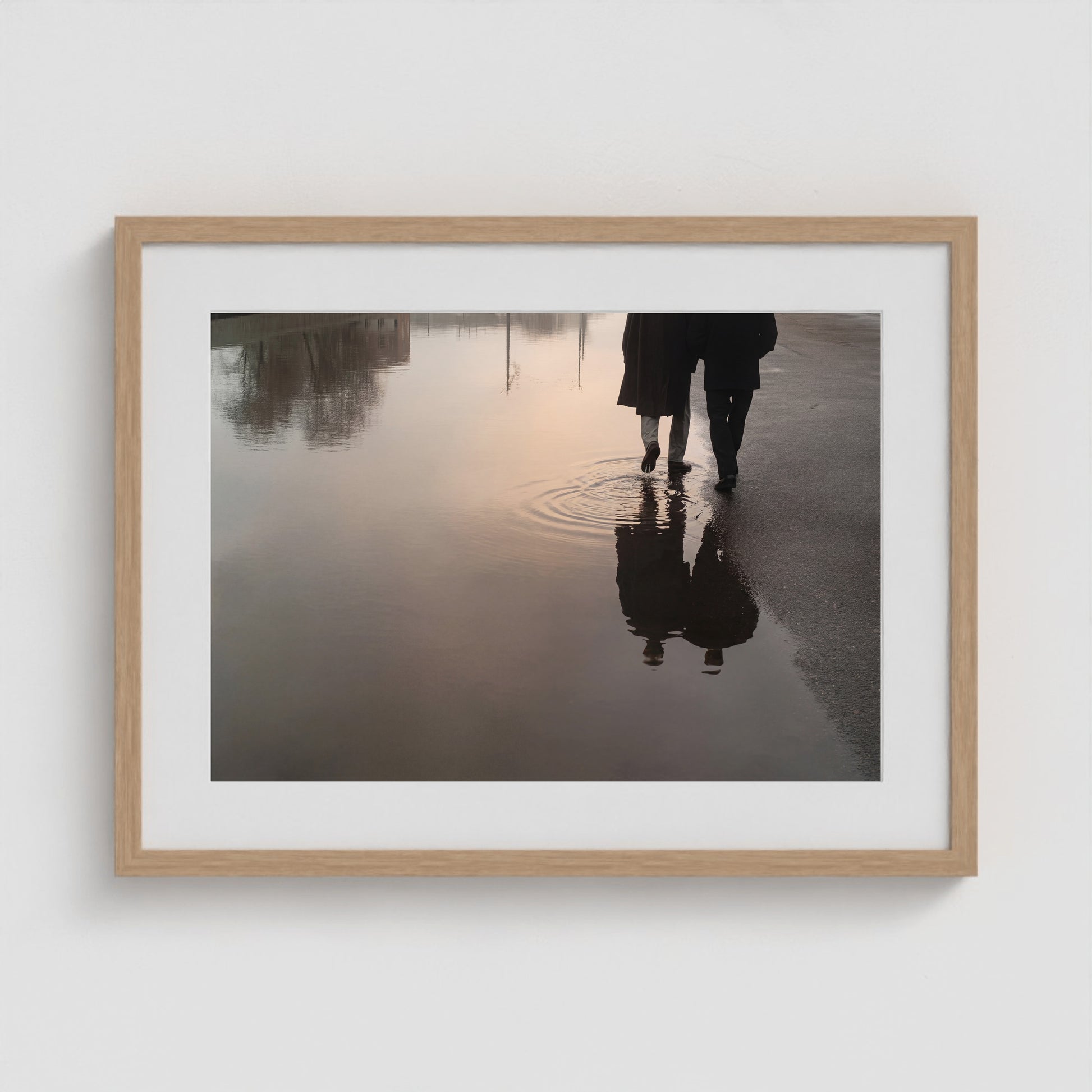Where We Go Together 24x18 Natural Landscape Box Frame