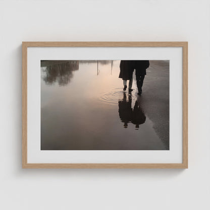 Where We Go Together 24x18 Natural Landscape Box Frame