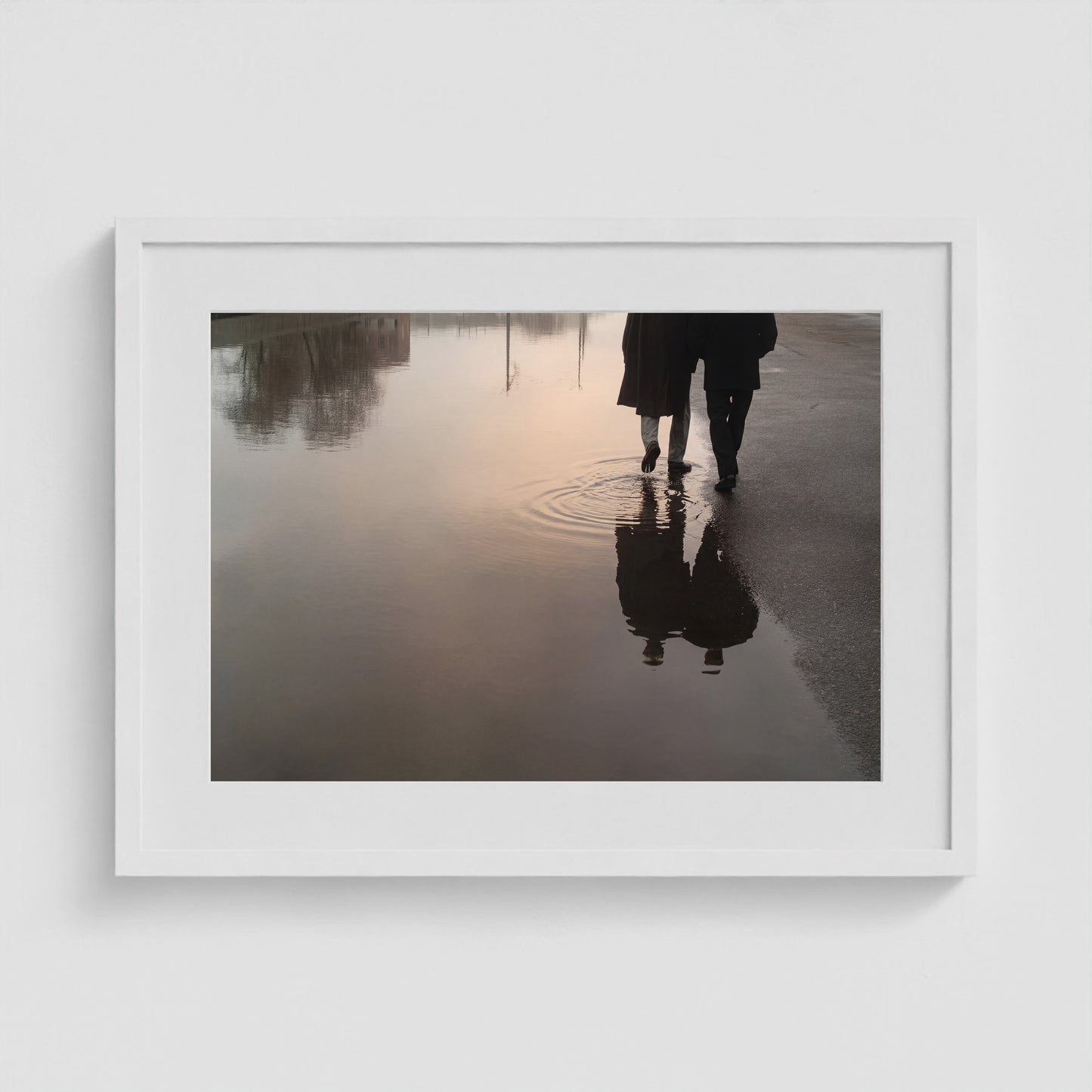 Where We Go Together 24x18 White Landscape Box Frame