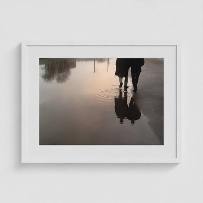 Where We Go Together 24x18 White Landscape Box Frame
