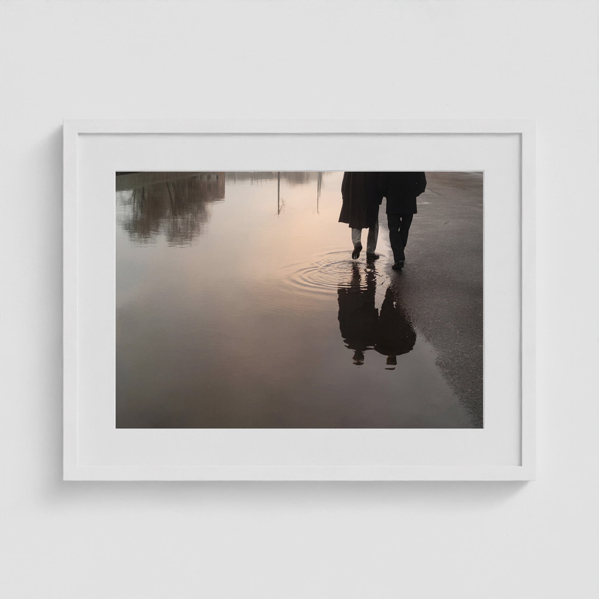 Where We Go Together 24x18 White Landscape Box Frame