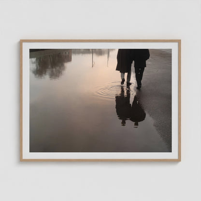 Where We Go Together 48x36 Natural Landscape Box Frame