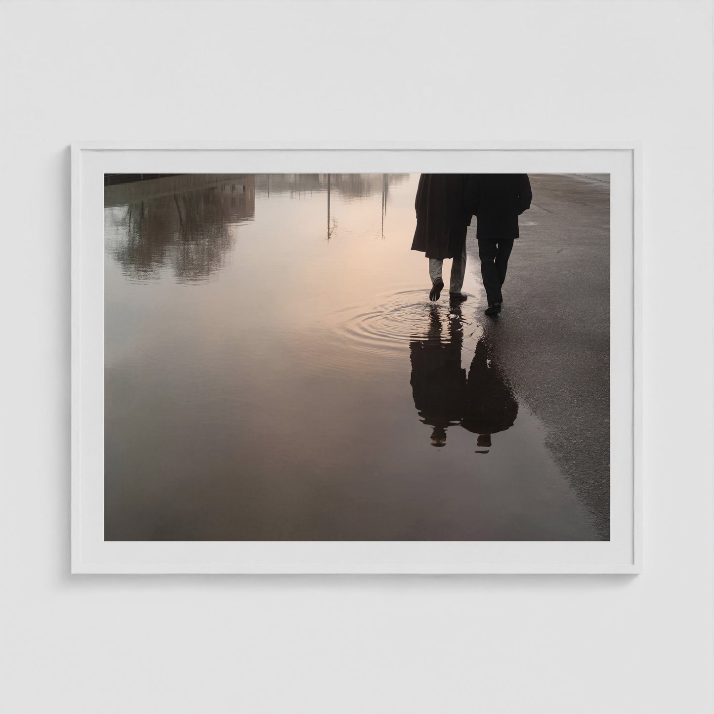 Where We Go Together 48x36 White Landscape Box Frame