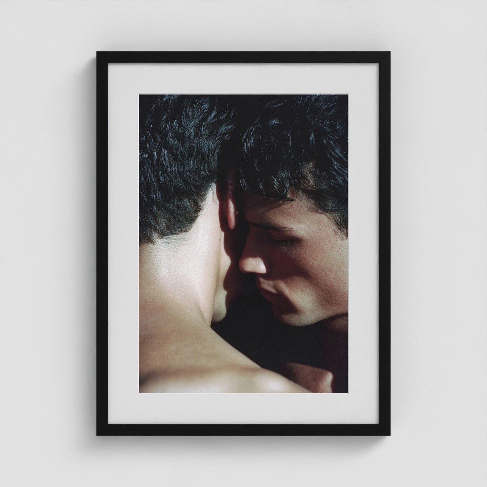 Whispered Embrace 18x24 Black Portrait Box Frame