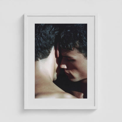 Whispered Embrace 18x24 White Portrait Box Frame