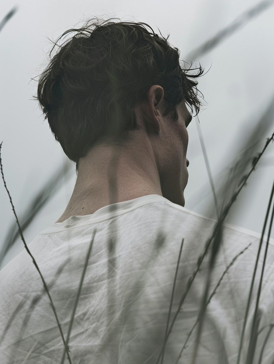 White Tee - Raw Artwork