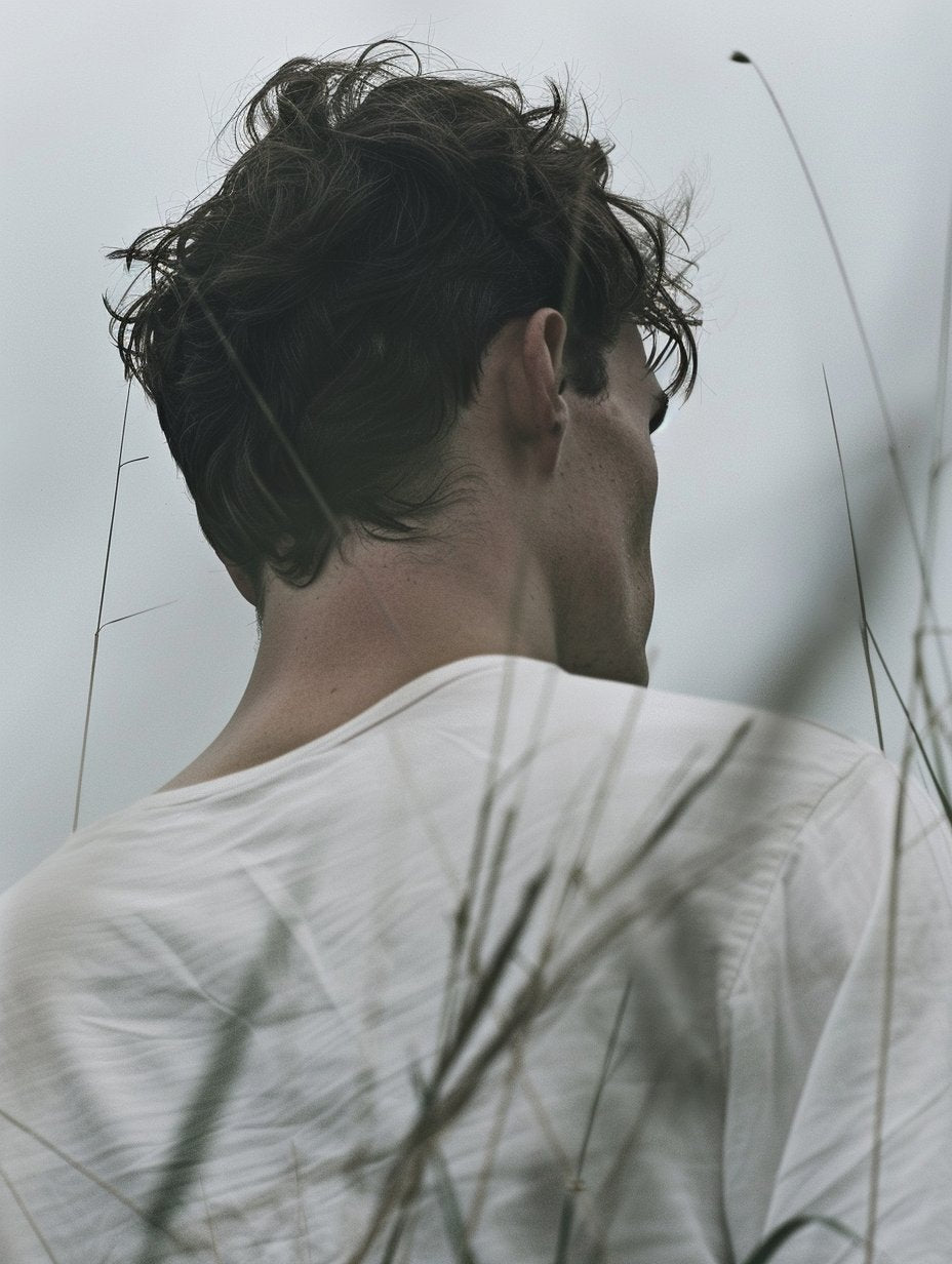 High-resolution framed view of White Tee - Raw Artwork