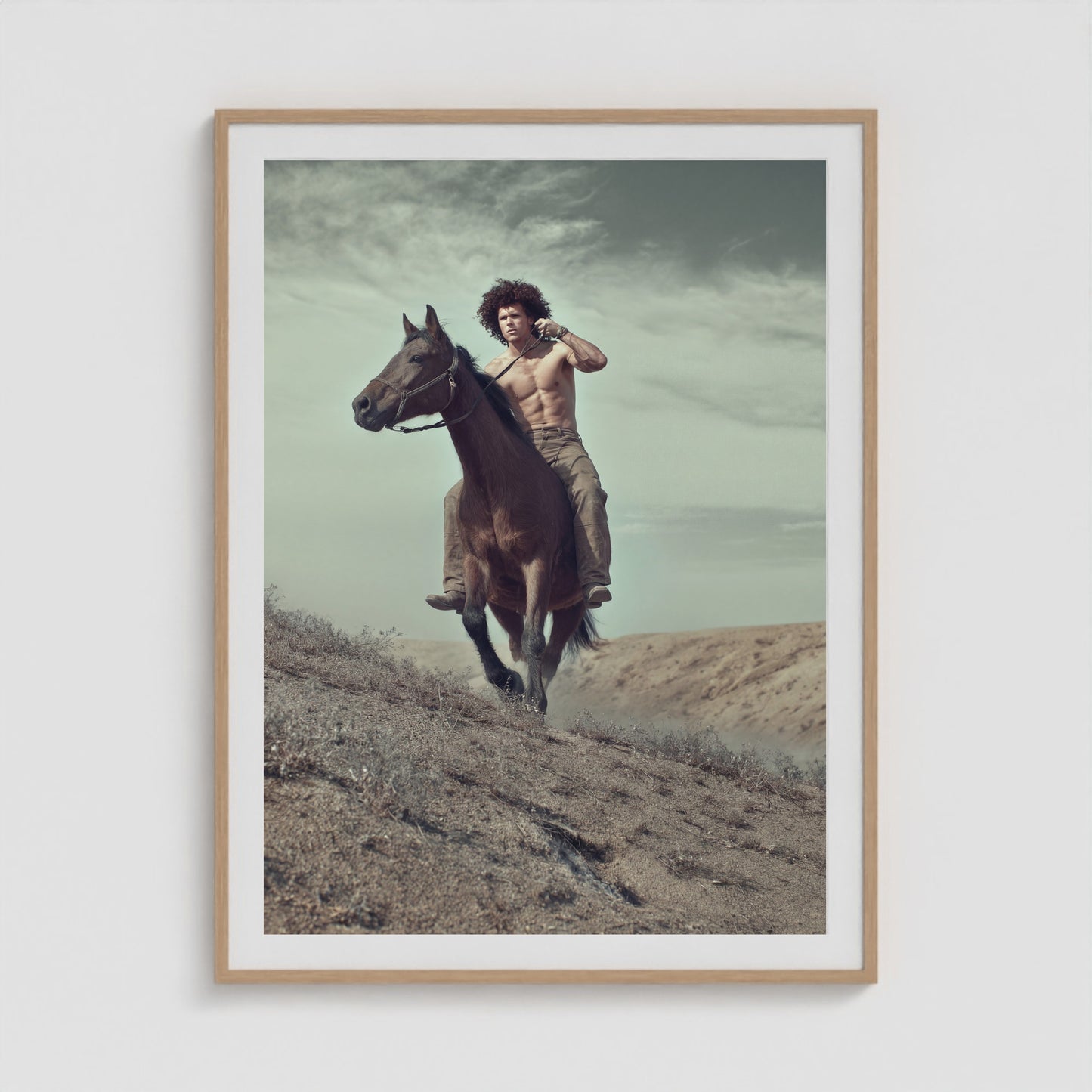 Wild Ascent 36x48 Natural Portrait Box Frame