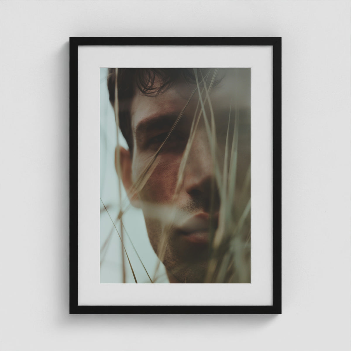 Wild Grass 18x24 Black Portrait Box Frame