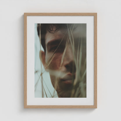 Wild Grass 18x24 Natural Portrait Box Frame