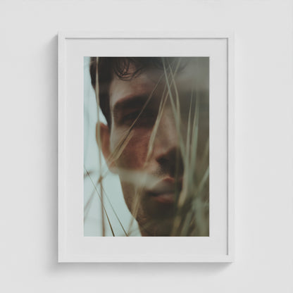 Wild Grass 18x24 White Portrait Box Frame