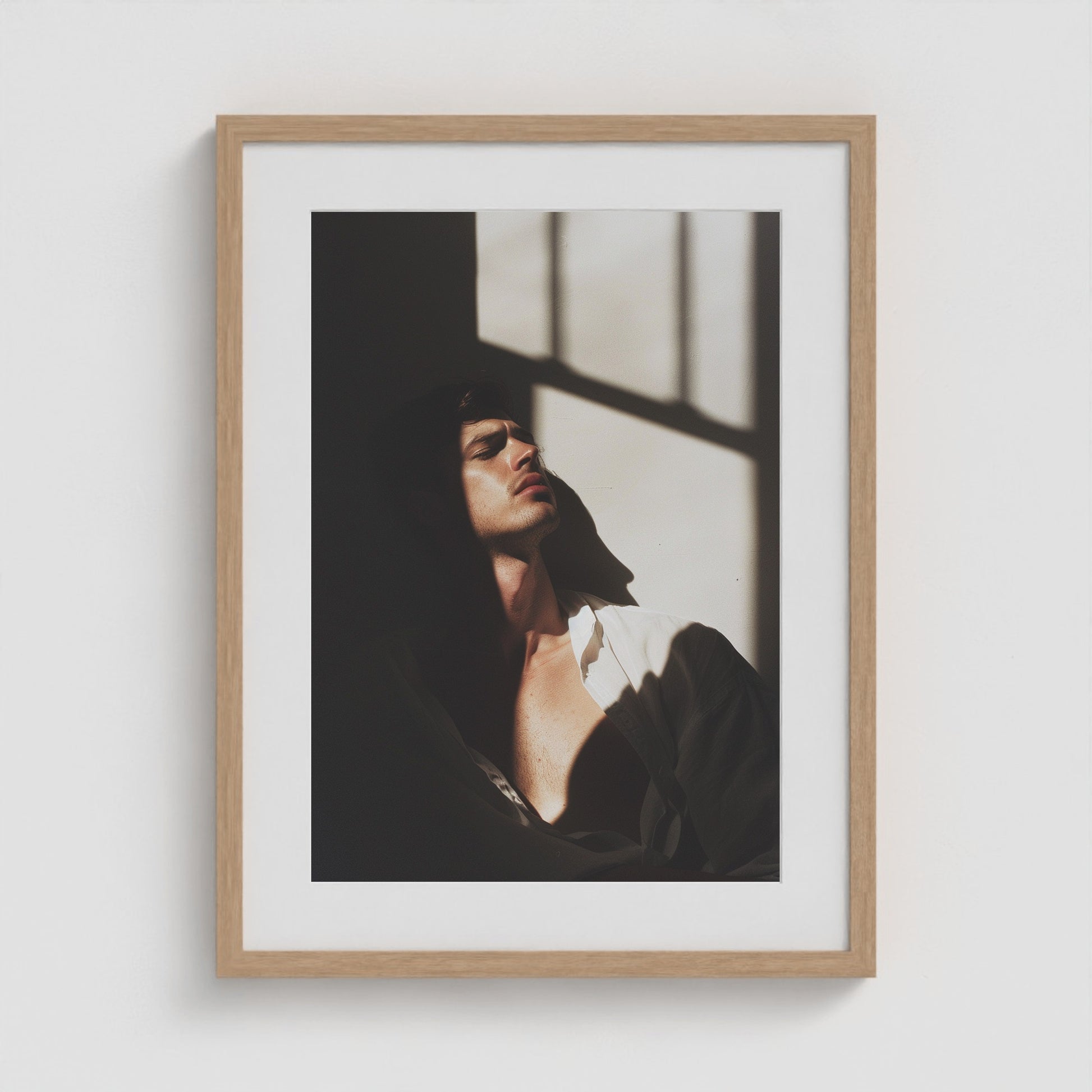 Window Seat 18x24 Natural Portrait Box Frame