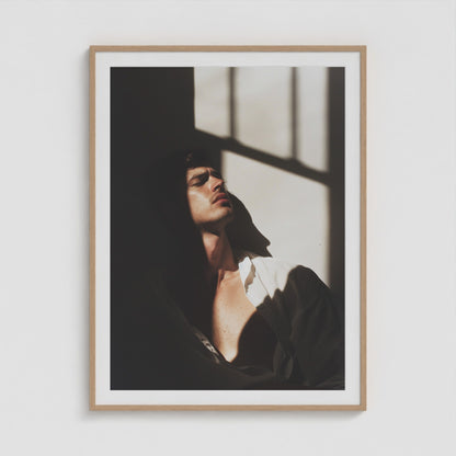 Window Seat 36x48 Natural Portrait Box Frame