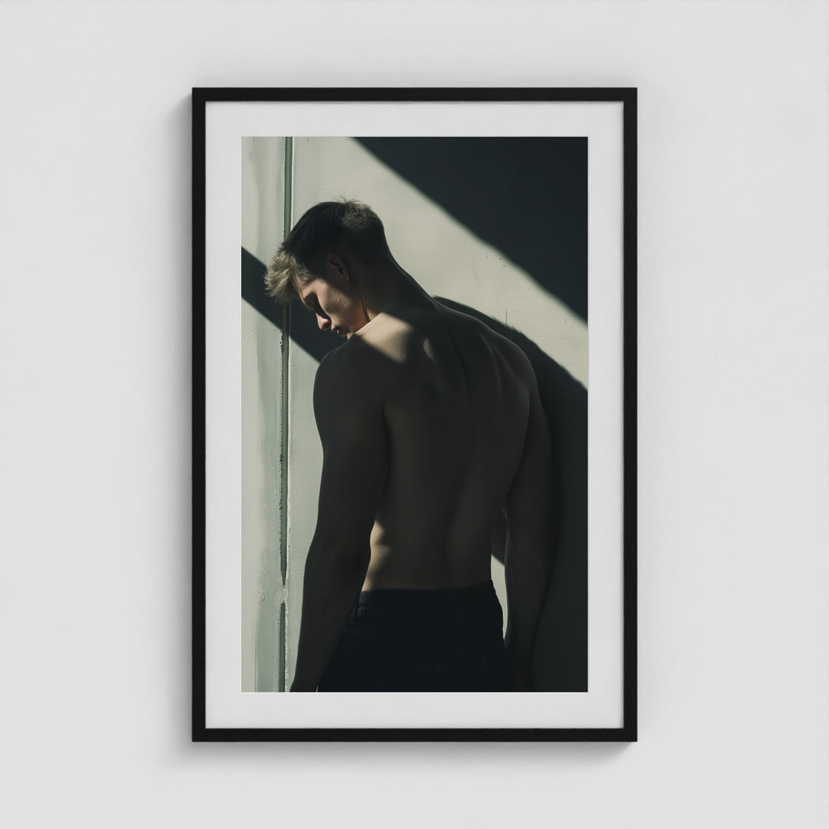 Youth 24x36 Black Portrait Box Frame