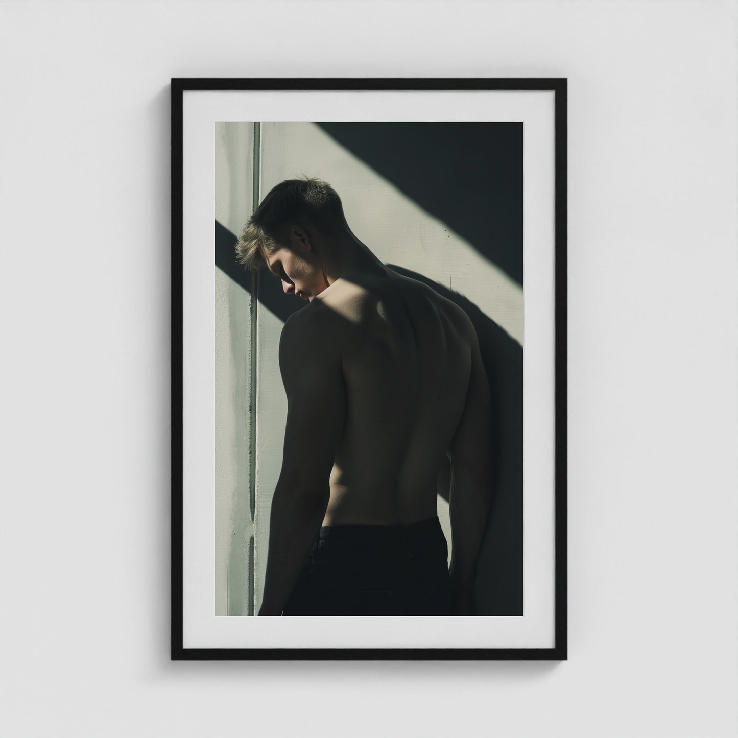 Youth 24x36 Black Portrait Box Frame