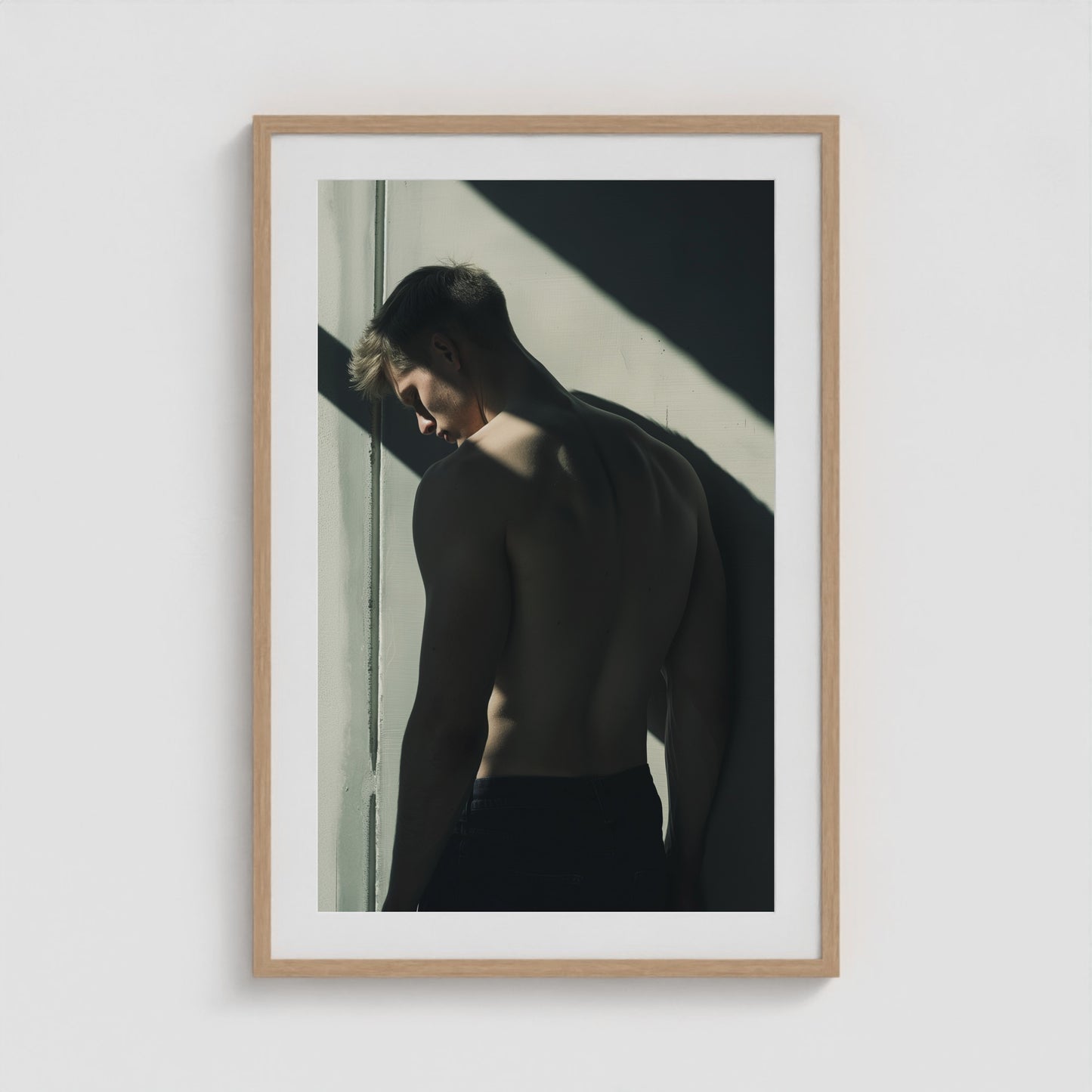 Youth 24x36 Natural Portrait Box Frame