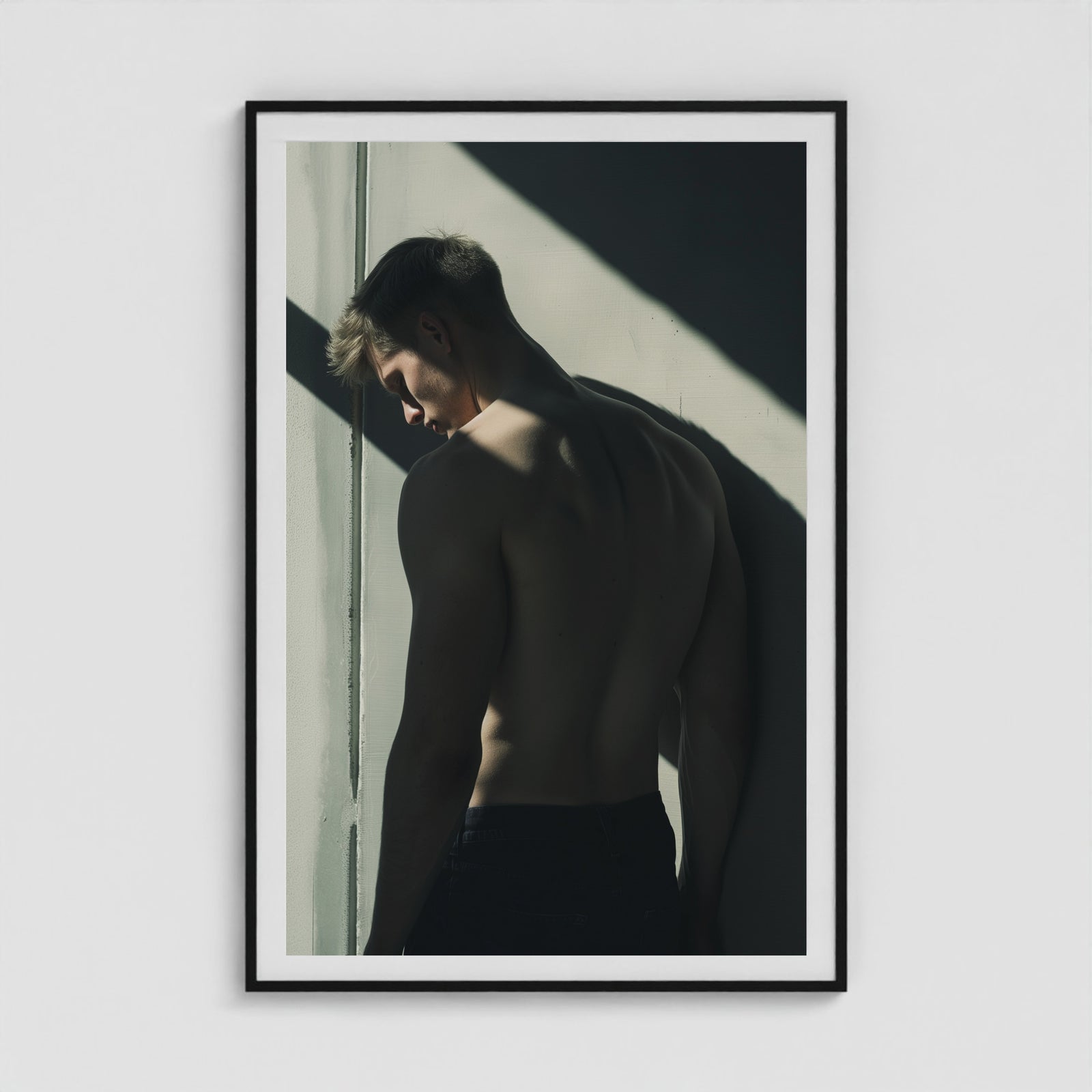 Youth 40x60 Black Portrait Box Frame