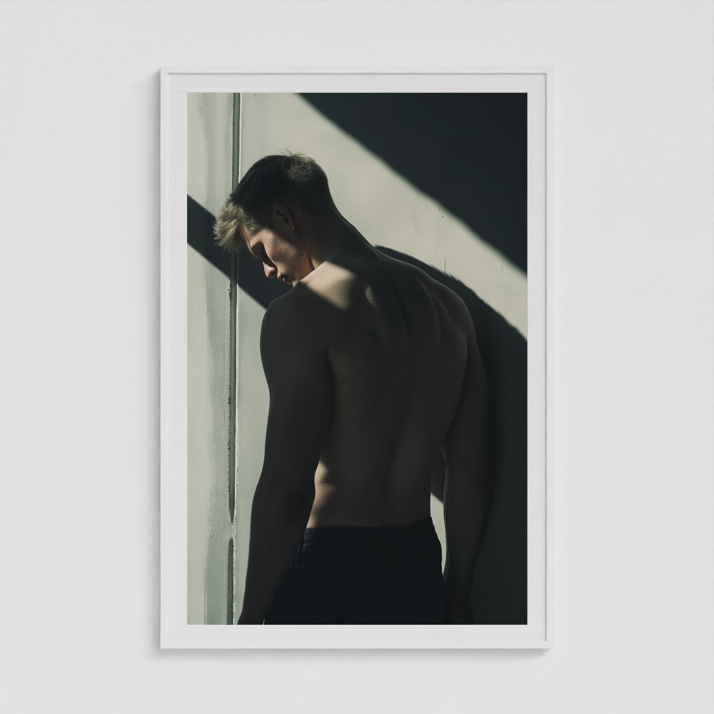 Youth 40x60 White Portrait Box Frame