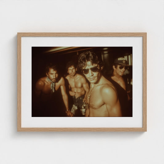 Masculine Group Portrait in Warm Vintage Tones