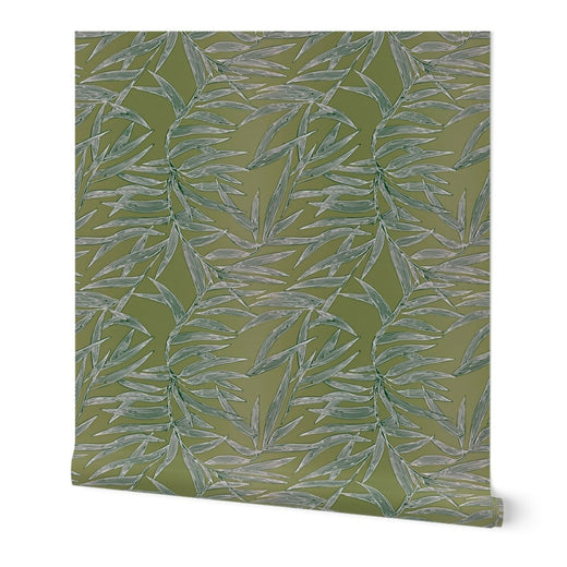 Alternate view of Bamboo Wallpaper — Verdant | Provenance & Patina