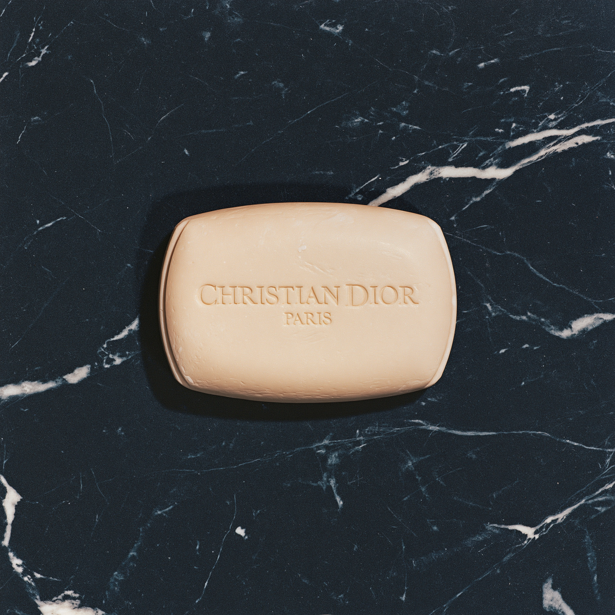 3D Source Artwork - Christian Dior Milled Soap still life on black marble