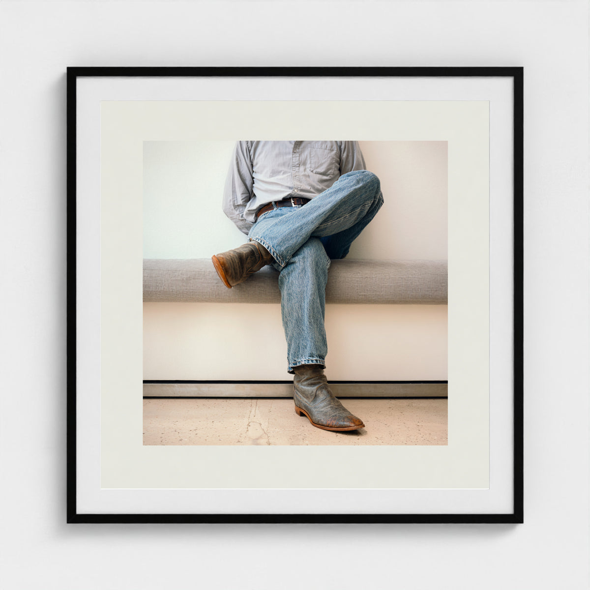 Cowboy 36x36 Black Square Box Frame
