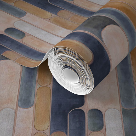 Alternate view of Linear Saturated Colors Wallpaper | Provenance & Patina