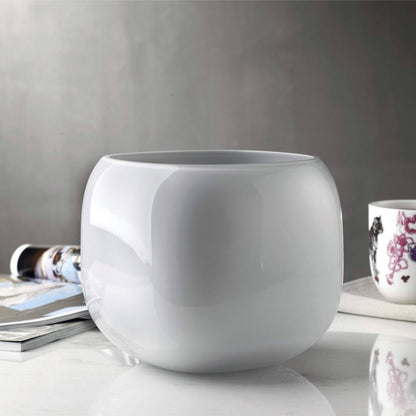 Lifestyle view of Mono Box Vase Medium Barware | Provenance & Patina