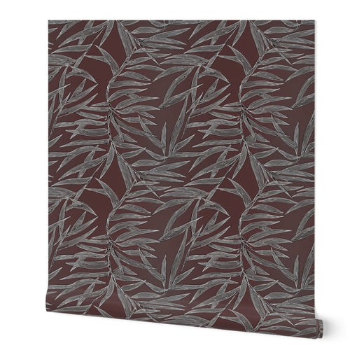 Alternate view of Bamboo Wallpaper — Earthy | Provenance & Patina