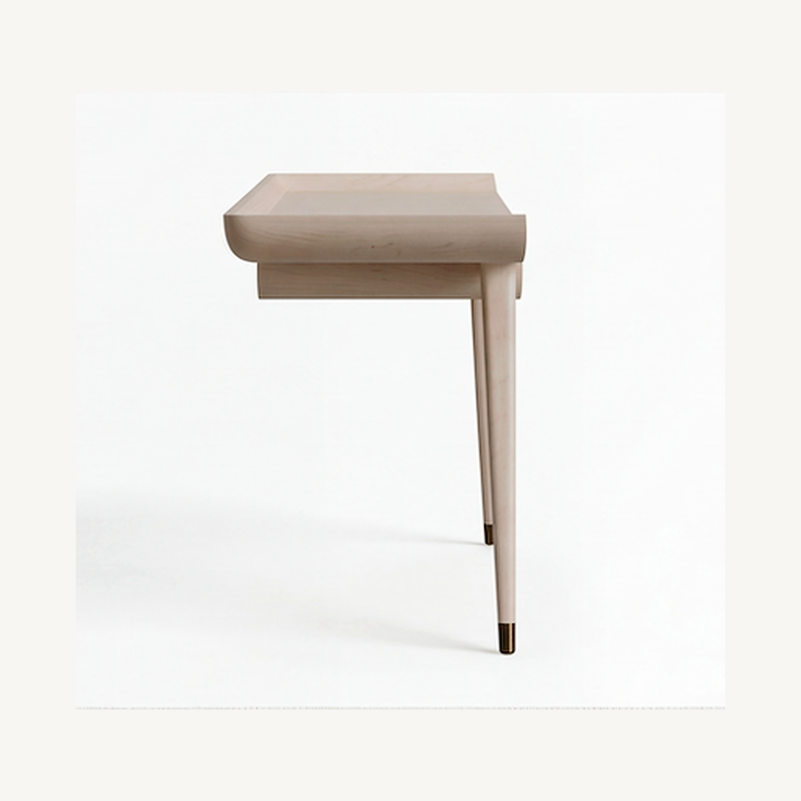 Floating Console Desk - Side End Profile