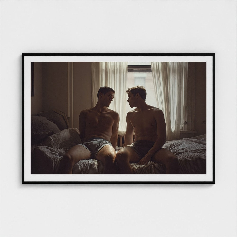 Intimate Bedside Portrait in Soft Diffused Daylight