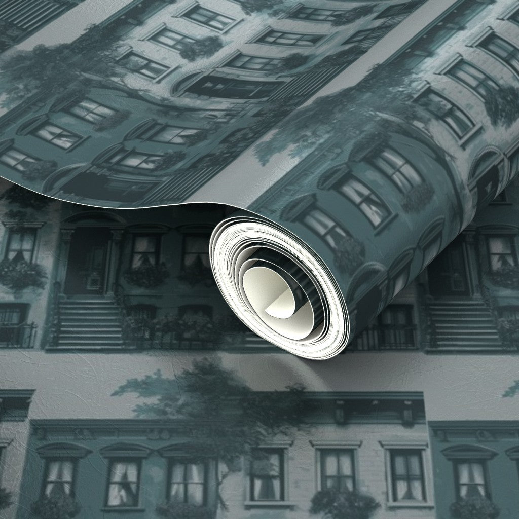 PP wallpaper type roll | downtown-wallpaper | Hibiscus | Metallic