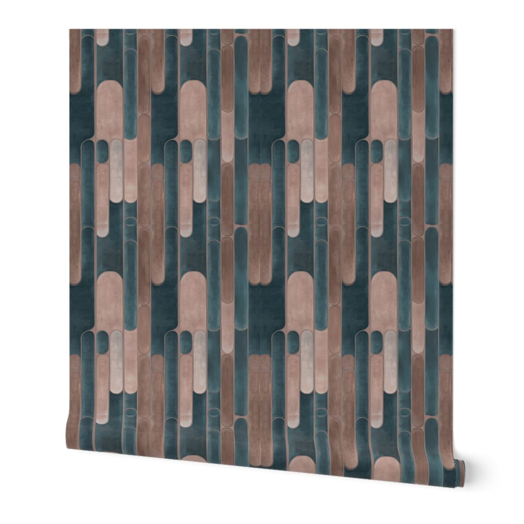 Alternate view of Linear Saturated Colors Wallpaper | Provenance & Patina