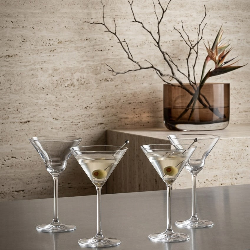 Minimalist green crystalline glass vase by NUDE Glass, showcasing contemporary design and elegant lines.