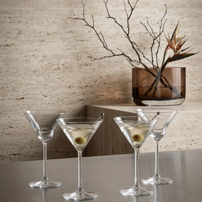 Minimalist green crystalline glass vase by NUDE Glass, showcasing contemporary design and elegant lines.