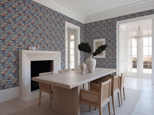 Close up detail of Beach Treasures Wallpaper | Provenance & Patina