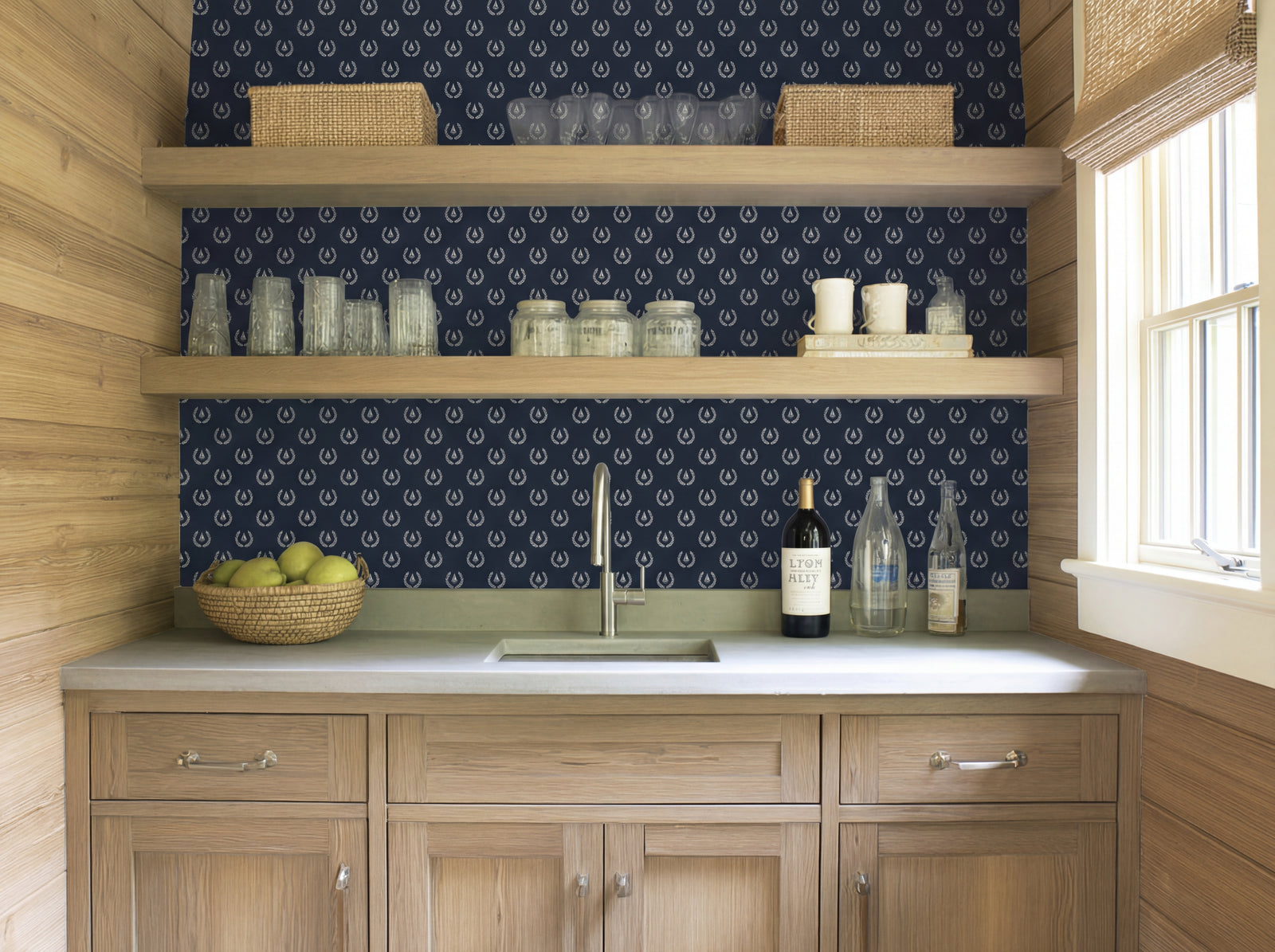 Alternate view of Sailing Crest Wallpaper | Provenance & Patina