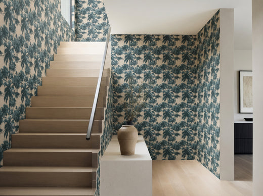 Alternate view of Palm Trees St Croix Wallpaper | Provenance & Patina