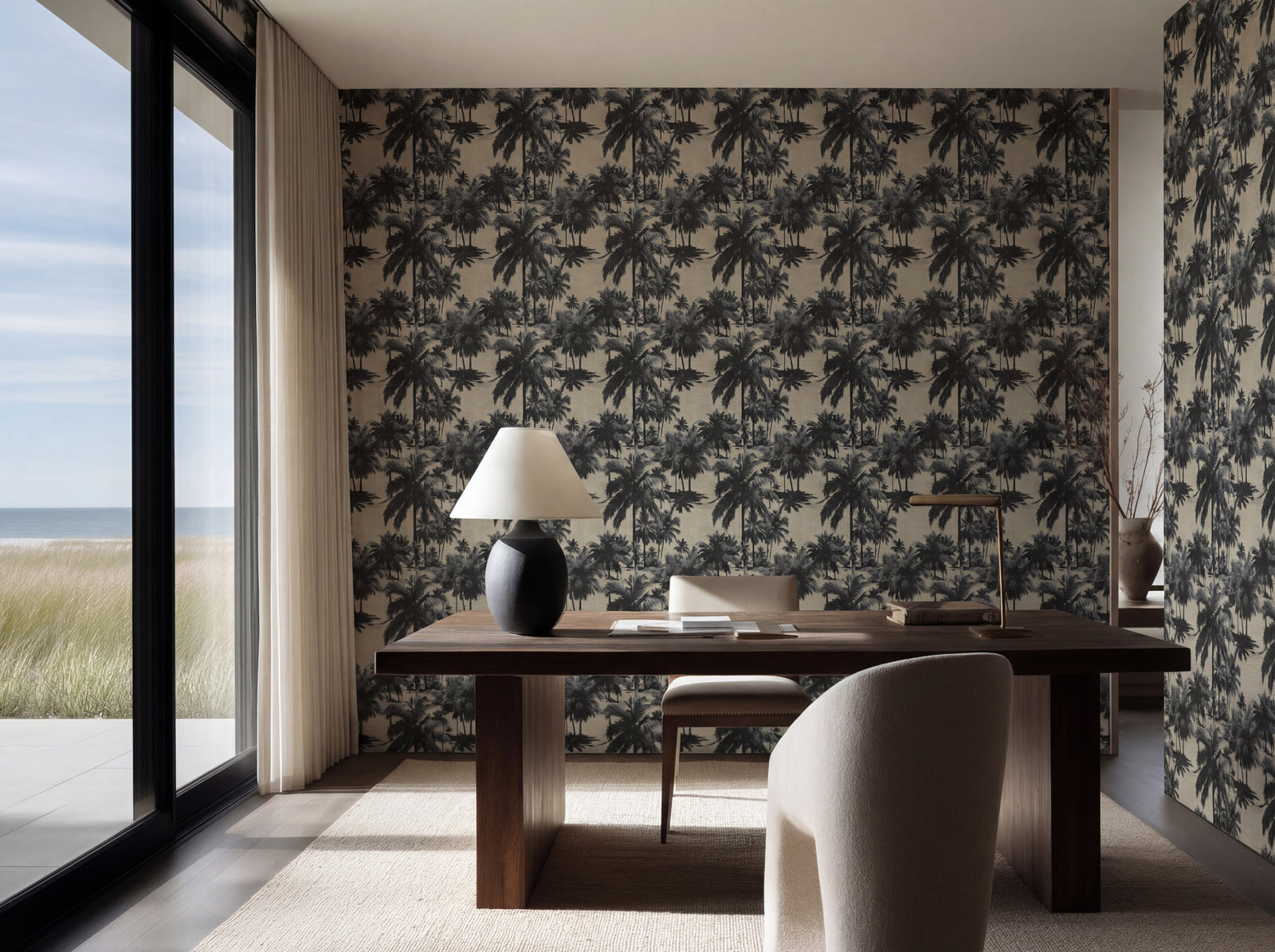 Alternate view of Palm Trees St Croix Wallpaper | Provenance & Patina