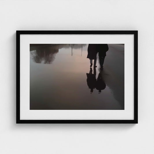 Urban Reflections Walkers in Soft Grey Pavement