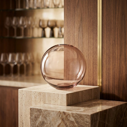 Mars Vase Medium Steel Apricot Gemini marble editorial product cover