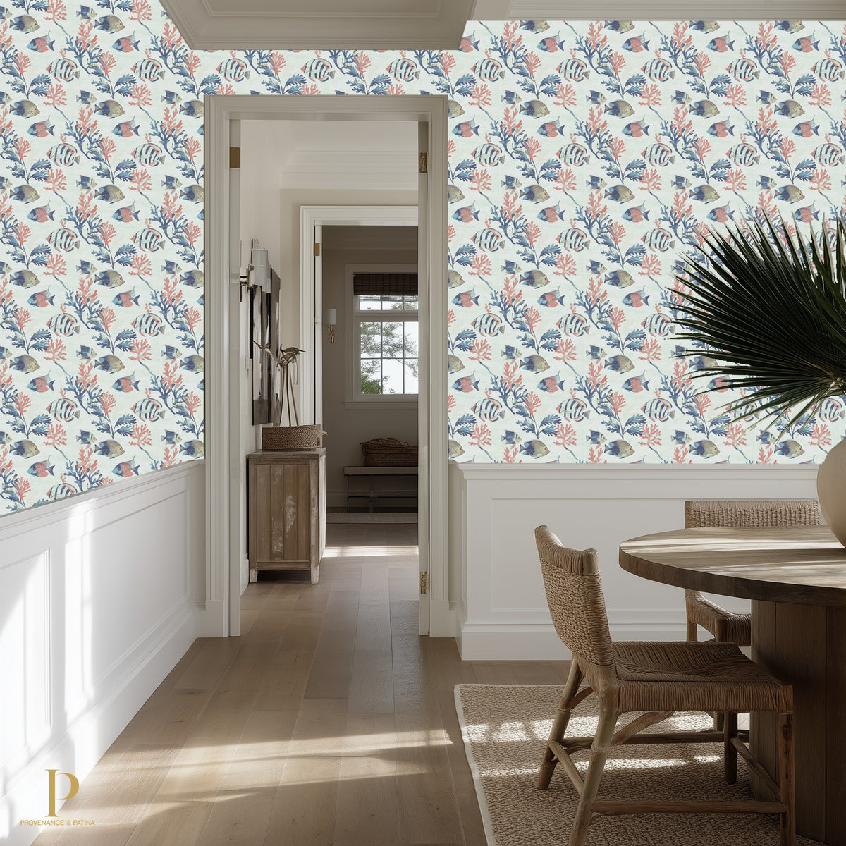 Tropical Fish Lt Blue — Mockup 12