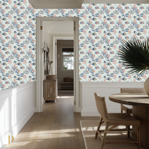 Tropical Fish Lt Blue — Mockup 12